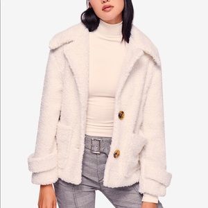 Free People So Soft Cozy Peacoat